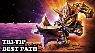 Skylanders Imaginators - Tri-Tip - Paleolithic Pounder Path - BEST PATH - GAMEPLAY