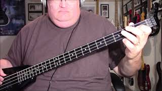 Icehouse Electric Blue Bass Cover with Notes & Tab