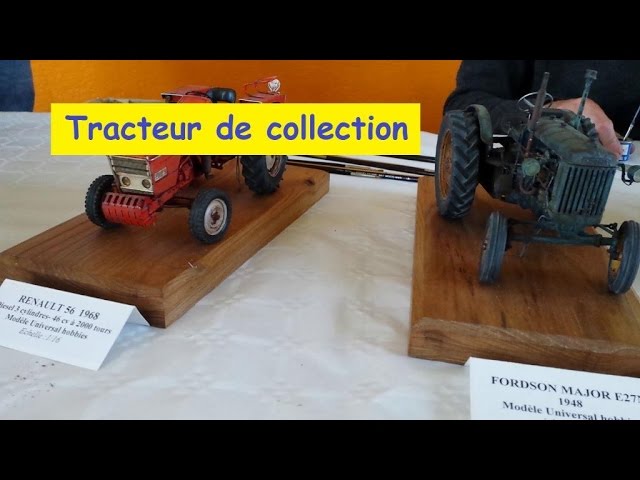 Portrait : Il collectionne les tracteurs miniatures