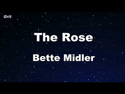 Karaoke Rose - The Rose - Bette Midler Karaoke 【No Guide Melody】 Instrumental