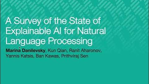 A Survey of the State of Explainable AI for Natural Language Processing (AACL 2020)