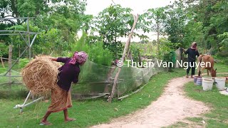 Cambodia || Rural life in Ta Sang Village || Svay Rieng Province