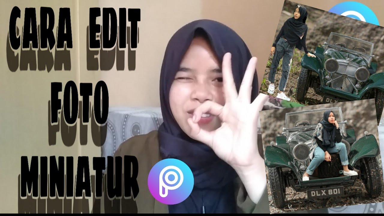 CARA EDIT FOTO MINIATUR || PICSART - YouTube