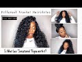 DIFFERENT EASY FRONTAL HAIRSTYLES | IS WHAT LACE “SENSATIONNEL” REYNA WORTH YOUR MONEY ?|WIG REVIEW