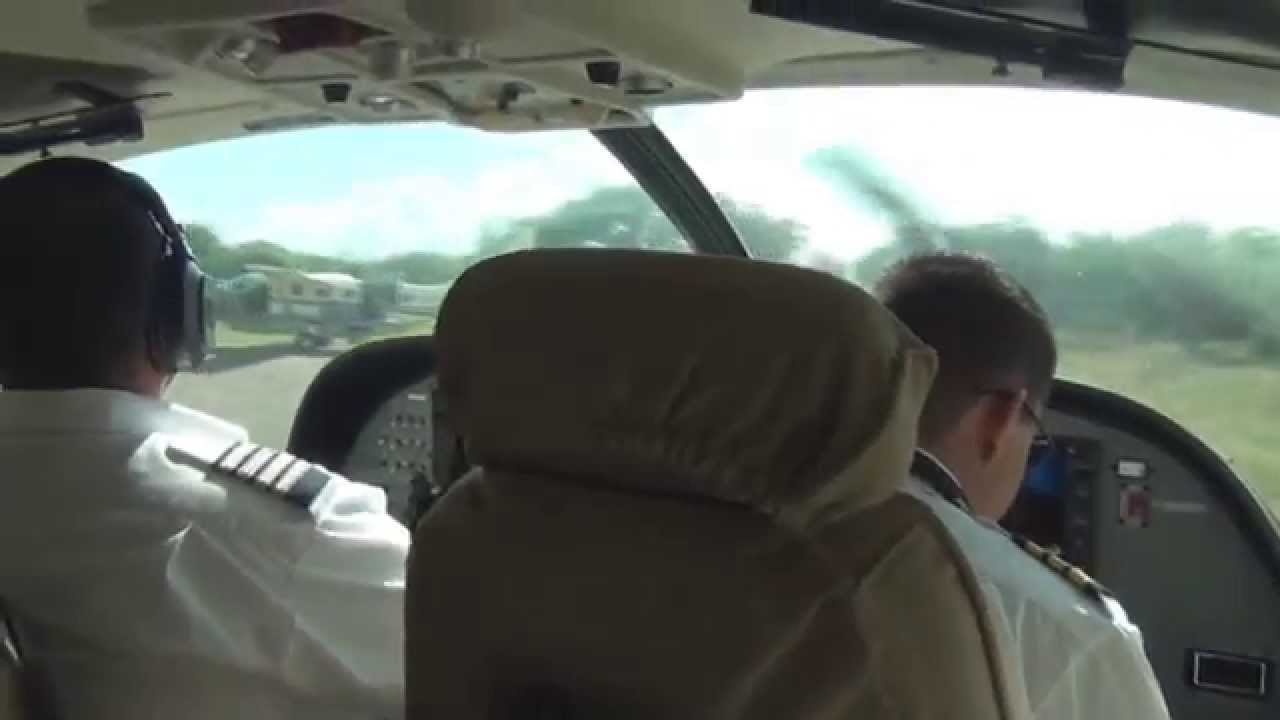 Manda Airstrip landing and take off