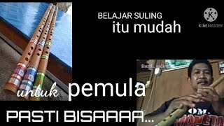 CARA BELAJAR suling PEMULA..MUDAH PASTI BISAAA.