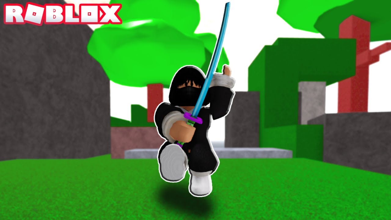 VIREI UM NINJA E LUTEI COM PERSONAGENS DE ANIME NO ROBLOX!! (Anime  Battlegrounds X) 