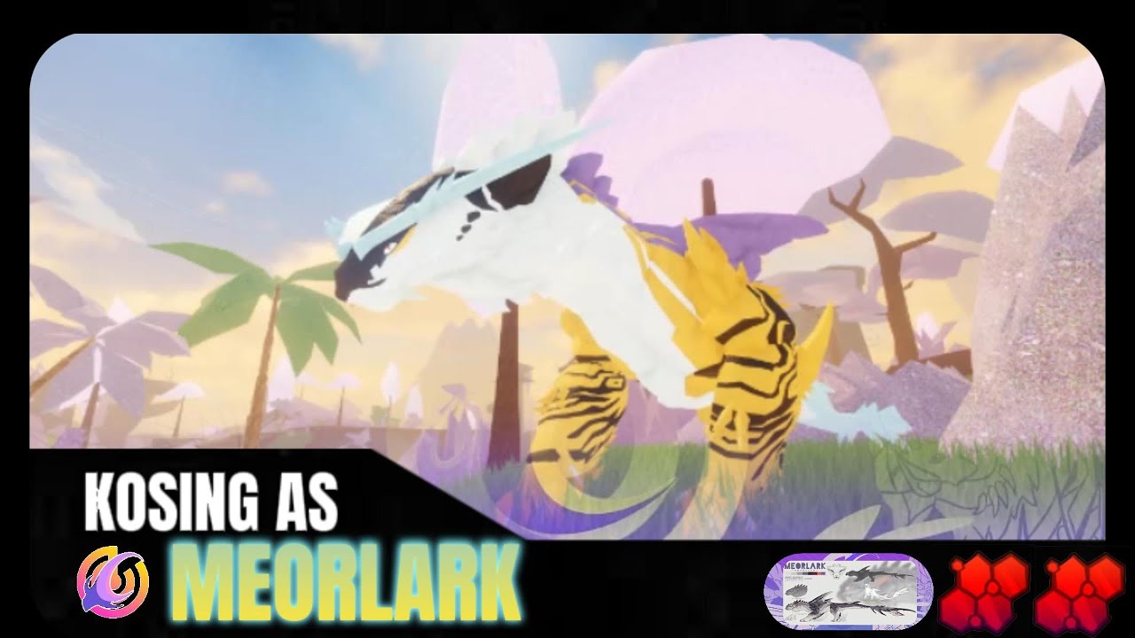 Kosing as Meorlark!!! | Swimming Tiger | Roblox Creature of sonaria