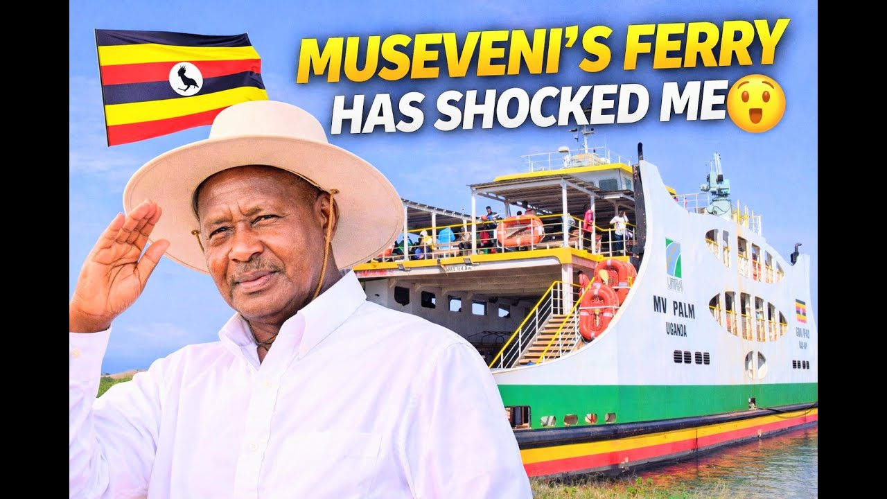 TRAVEL AFRICA: I finally Found MUSEVENI'S FERRY 🇺🇬FOR FREE😧