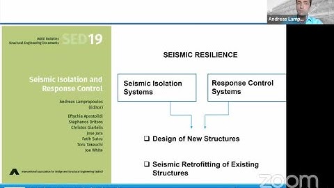 IABSE Webinar: Seismic Isolation and Response Control Systems (SED 19)