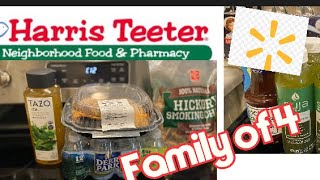 Harris Teeter and Walmart! Fill-in items #familyof4