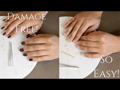 How To Remove Impress Stick On Nails