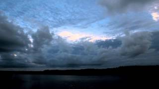 Time Lapse of Early Evening Sky and Clouds