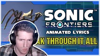 Chris REACTS to Sonic Frontiers - Break Through It All (Wyvern Theme) [SUB SUNDAY #112]