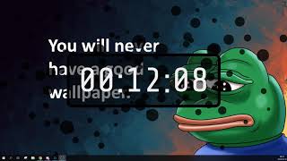 Simple animated HTML clock • works well with Wallpaper Engine screenshot 5
