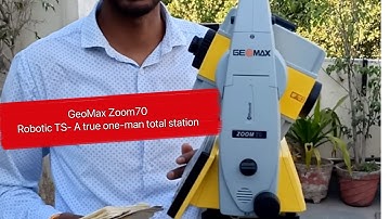 Geomax zoom 70 Robotic Total station |Training | Stakeout Program | Motorised/Robotic Total station