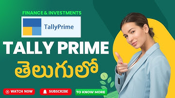 Tally in Telugu Part-1|| Tally prime tutorial in Telugu || Tally prime course in Telugu