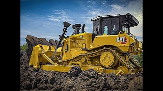 Bulldozer pulling a 44ton semi truck off road. Feel the power