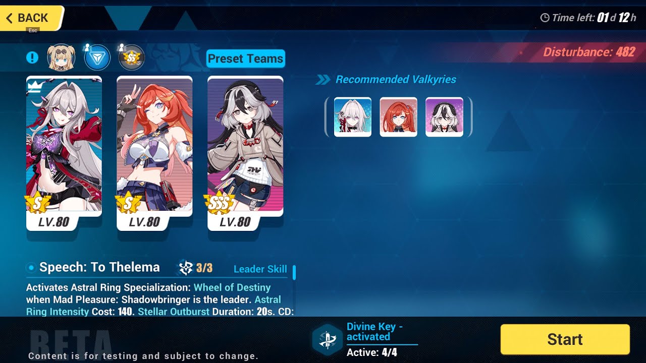 [Honkai 7.4 Beta] 482D - NEW BOSS Raven - Thelema Astral Team - Songque ...