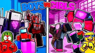 Toilet Tower Defense BOYS vs GIRLS