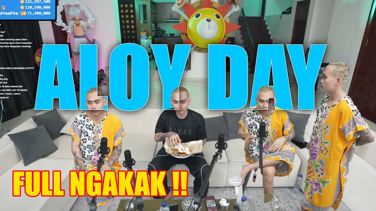 ALOY DAY ‼️FULL NGAKAK :D ALOY DAY IS OUR DAY #marapthon #marapthon2 #aloy #yb