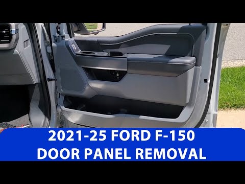 How to remove 2021–2025 F-150 door panel