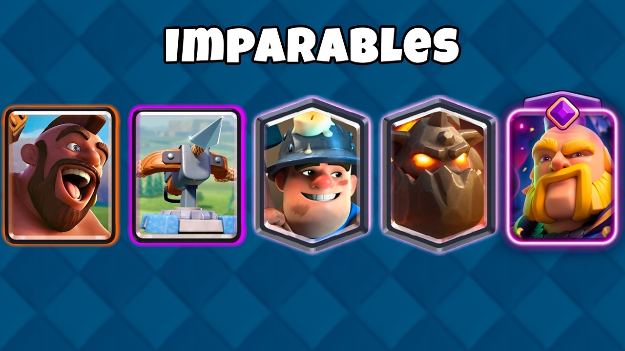 LOS MAZOS MÁS IMPARABLES DE CLASH ROYALE