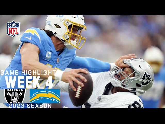 Thrilling Showdown: Chargers vs. Raiders Recap & Game Film