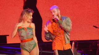 M Pokora "Voir la nuit s'emballer" Rouen  15/03/2017