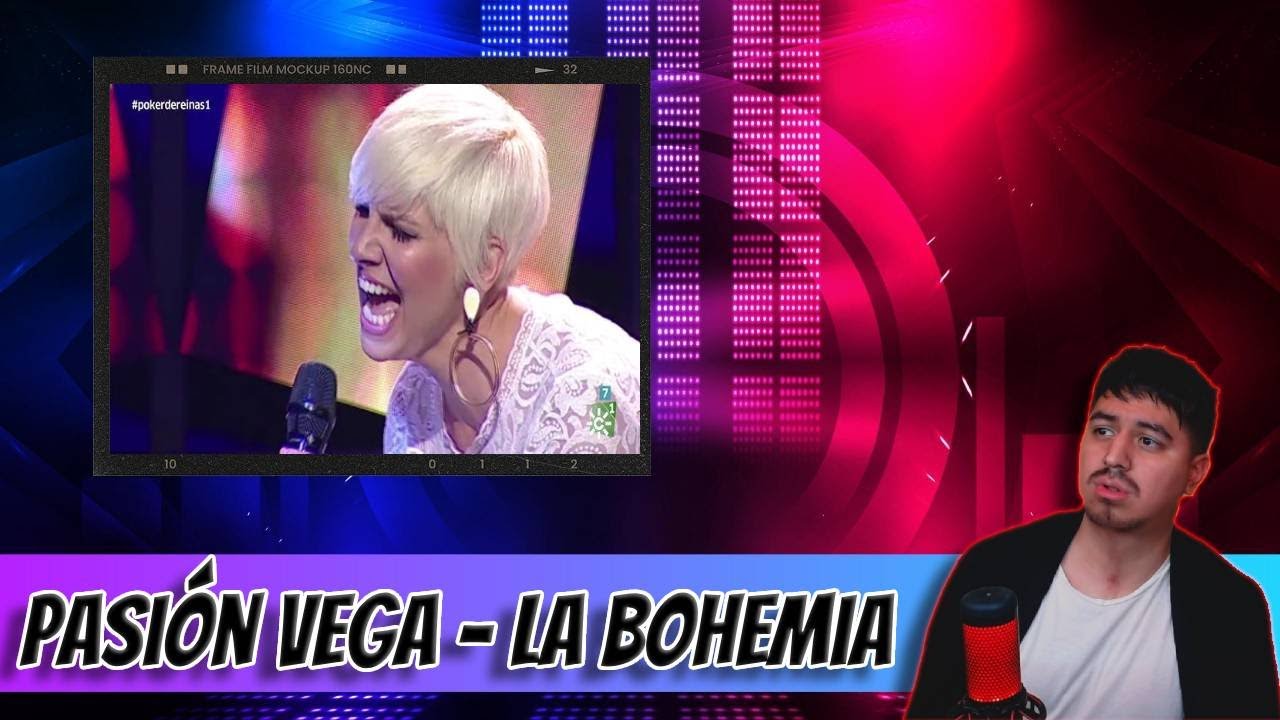 🇪🇸 🇦🇷 Pasión Vega: La Bohemia (Letra) (Directo) [REACCION] 🤯