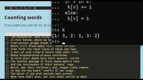 Count the elements of a list with Python