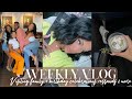 WEEKLY VLOG! VISITING FAMILY   CELEBRATIONS   ERRANDS   AT HOME TREATMENTS &MORE | ALLYIAHSFACE VLOG