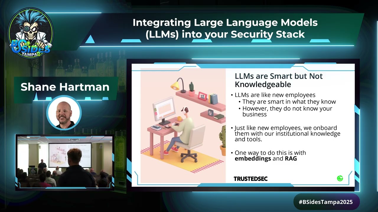 Integrating Large Language Models (LLMs) into your Security Stack