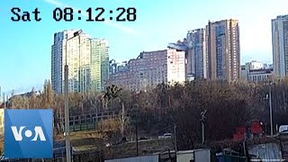 Kyiv Apartment Block Hit by Russian Missile
