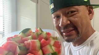 Part 2‼️ Juicing watermelon rinds‼️