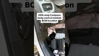 2018 Jeep Compass body control module BCM computer interior fuse box part number 68381687AB location