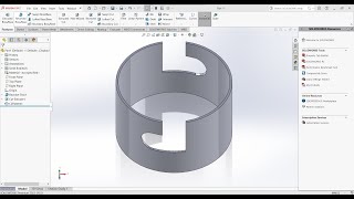 Details How to  extrude cut on curve surface in solidworks | Solidworks Exercise For beginners Update