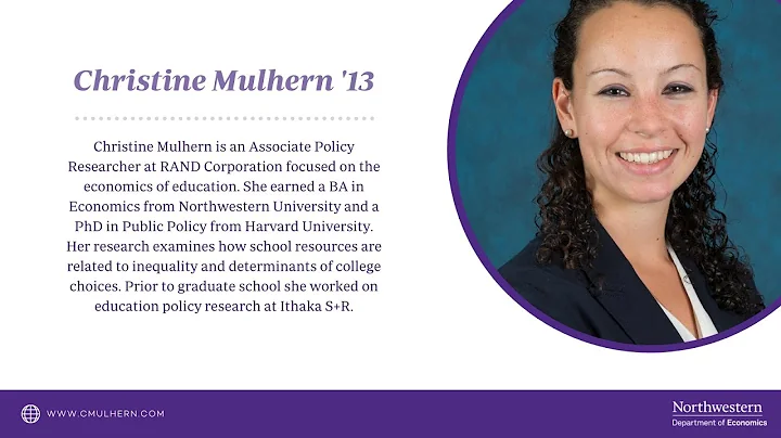 Spotlight on ECON Alumna, Christine Mulhern '13