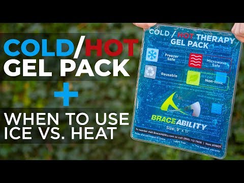 Reusable Cold & Hot Gel Pack + Tips on When to Use Ice vs. Heat Therapy