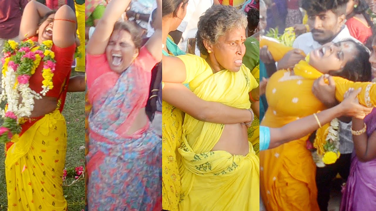 Ladies sami attam 2025 | little girls sami attam | Amman spritual dance by village  womens | Village