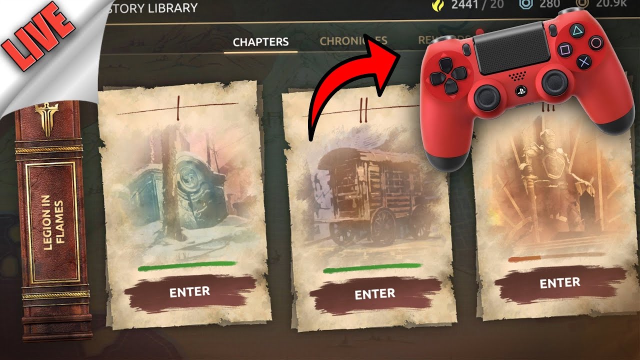 Let's Play Story With Controller 💀| Shadow Fight 4 Live