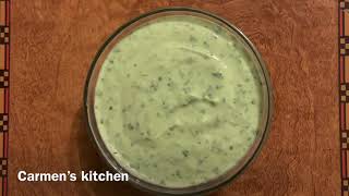 افوكادو بالزبادي للسلاط  Avocado Yogurt Dressing