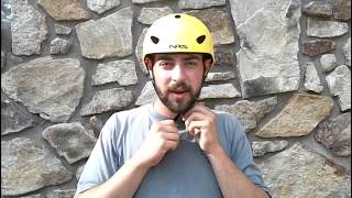 How to put on a  Rafting Helmet