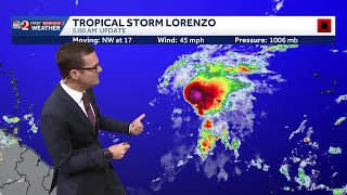 Tropical Storm Lorenzo forms in the Atlantic, NHC says
