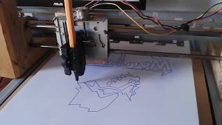 CNC Plotter - fun with printer scrap