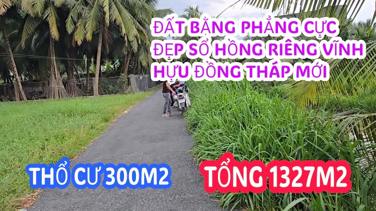 MS:25346 Vay ngân hàng đã lâu nay đành bán gấp miếng đất nhà - Thổ cư 300m2  nhựa đuối 1.680 tỷ .