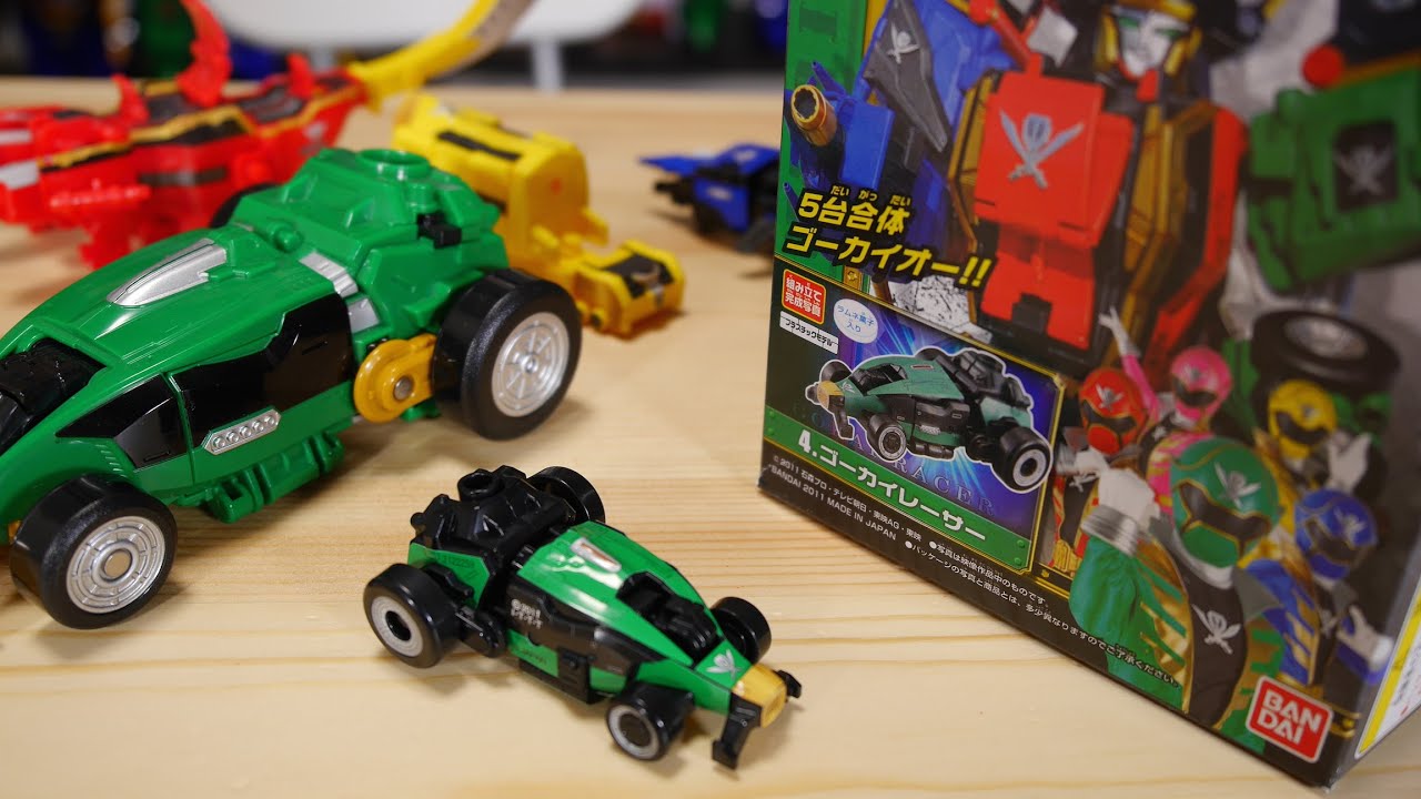 ゴーカイジャー  みみ 今週のミニプラ]ゴーカイレーサー(Racer Zord) レビュー 海賊