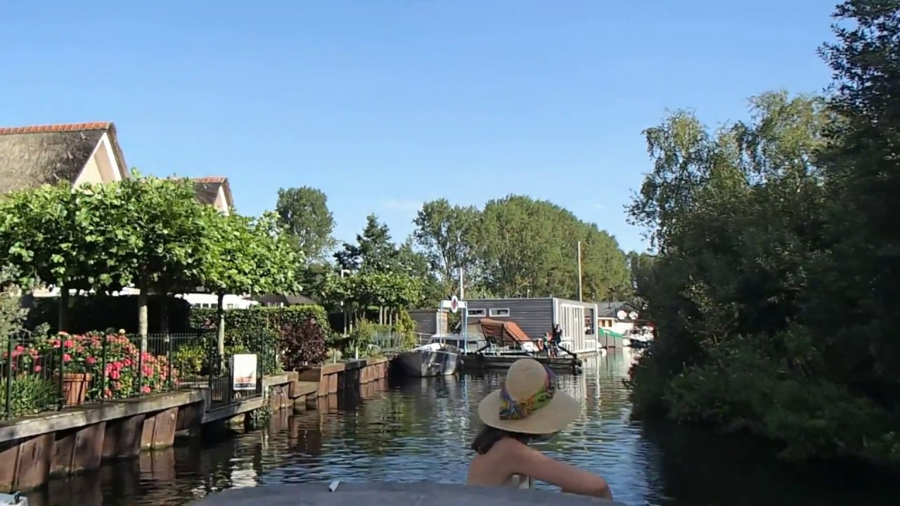 Деревня на воде в Голландии. - YouTube