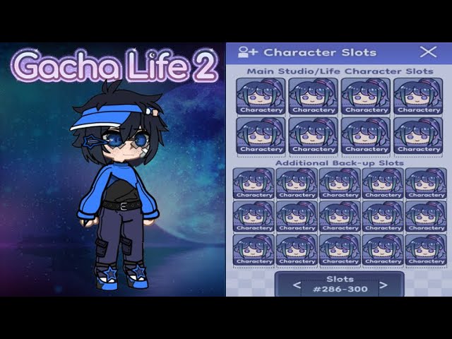 GACHA LIFE 2 - 300 CHARACTER SLOTS! 