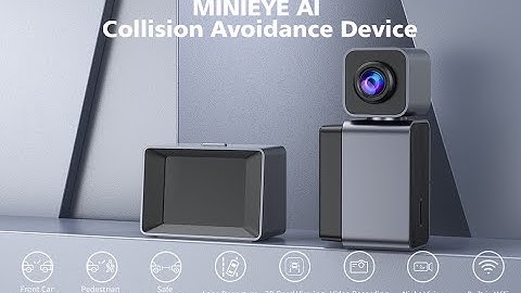 MINIEYE AI Collision Avoidance Device - Smart Dash Cam with ADAS